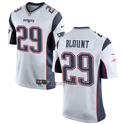 Maglia NFL Game Bambino New England Patriots Blount Bianco